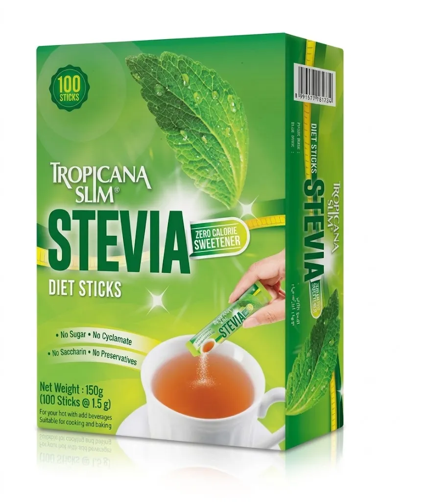 TROPICANA SLIM STEVIA DIET STICK 100S
