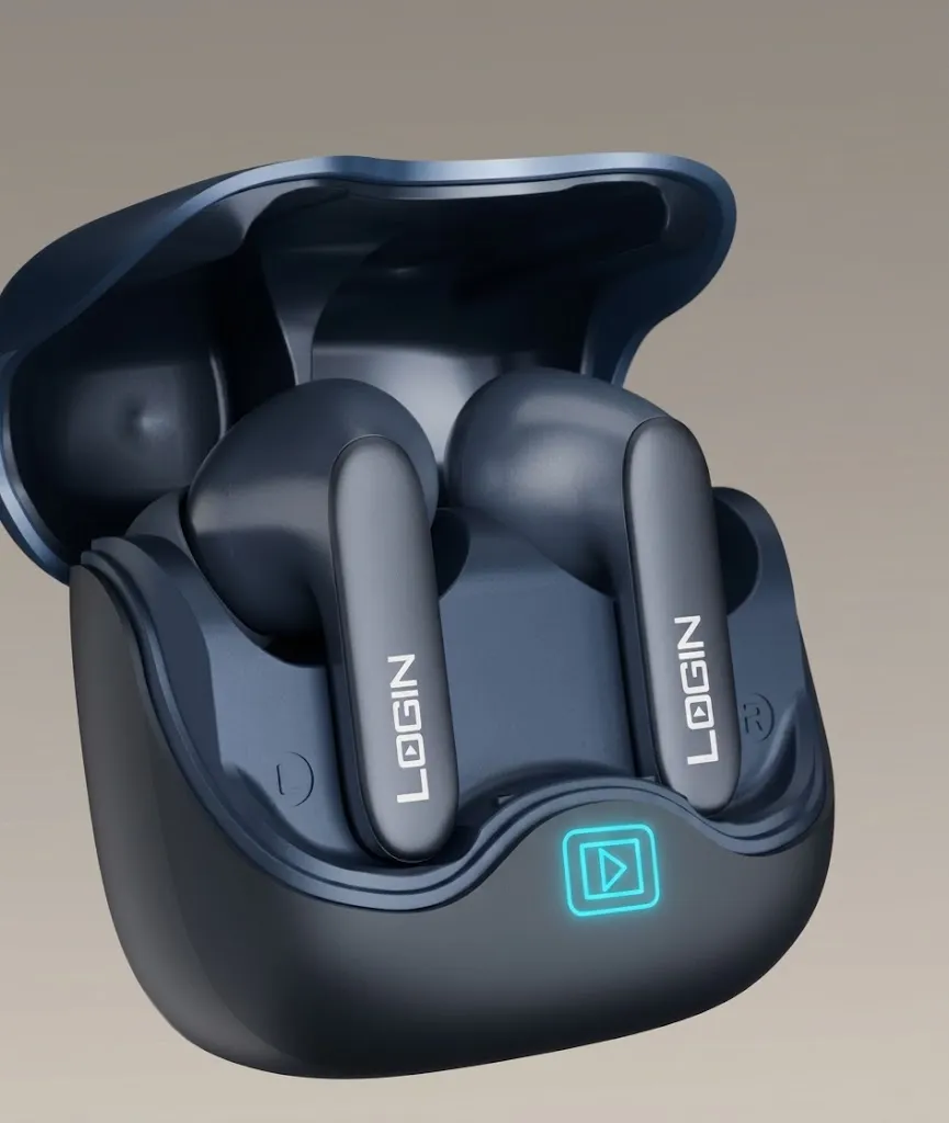 LOGIN EARBUDS BLUE