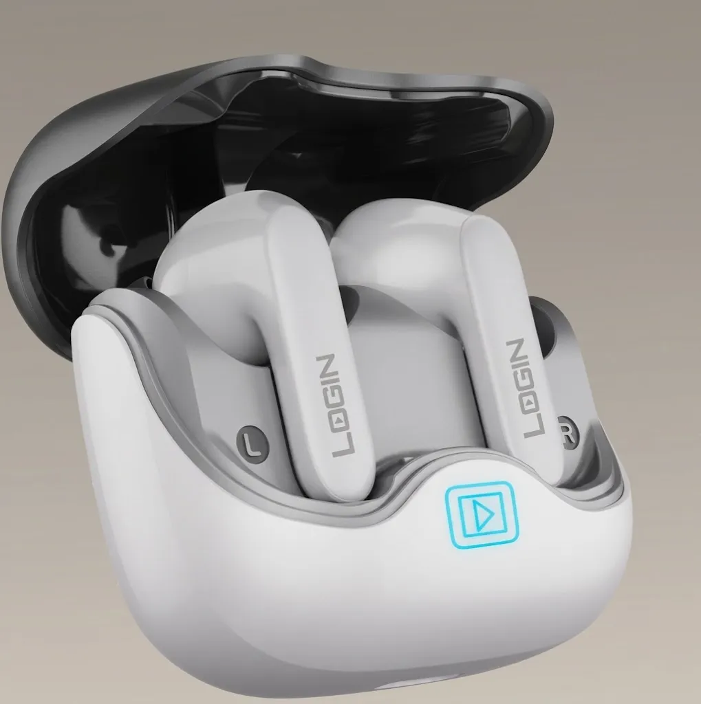 LOGIN EARBUDS WHITE