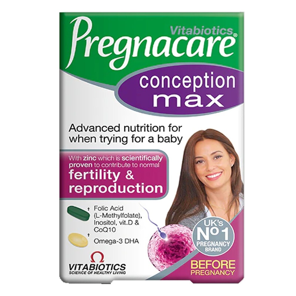 Vitabiotics, Pregnacare Conception Max, 84 Tablets/Capsules