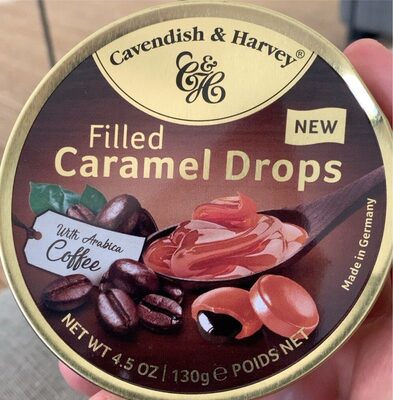 CAVEDISH & HARVEY CARAMEL DROPS TIN 175GM