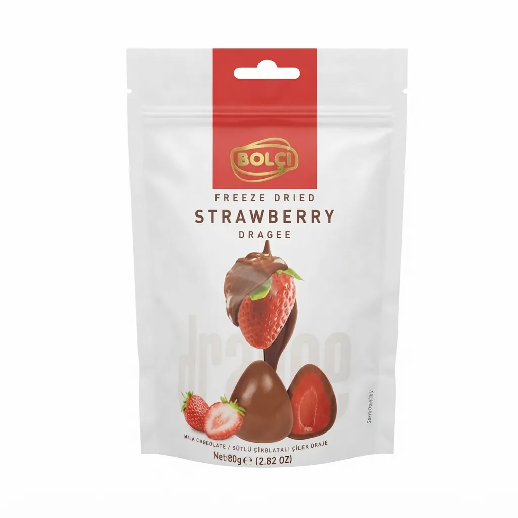 Bolci Freeze Dried Strawberry Dragee 80g