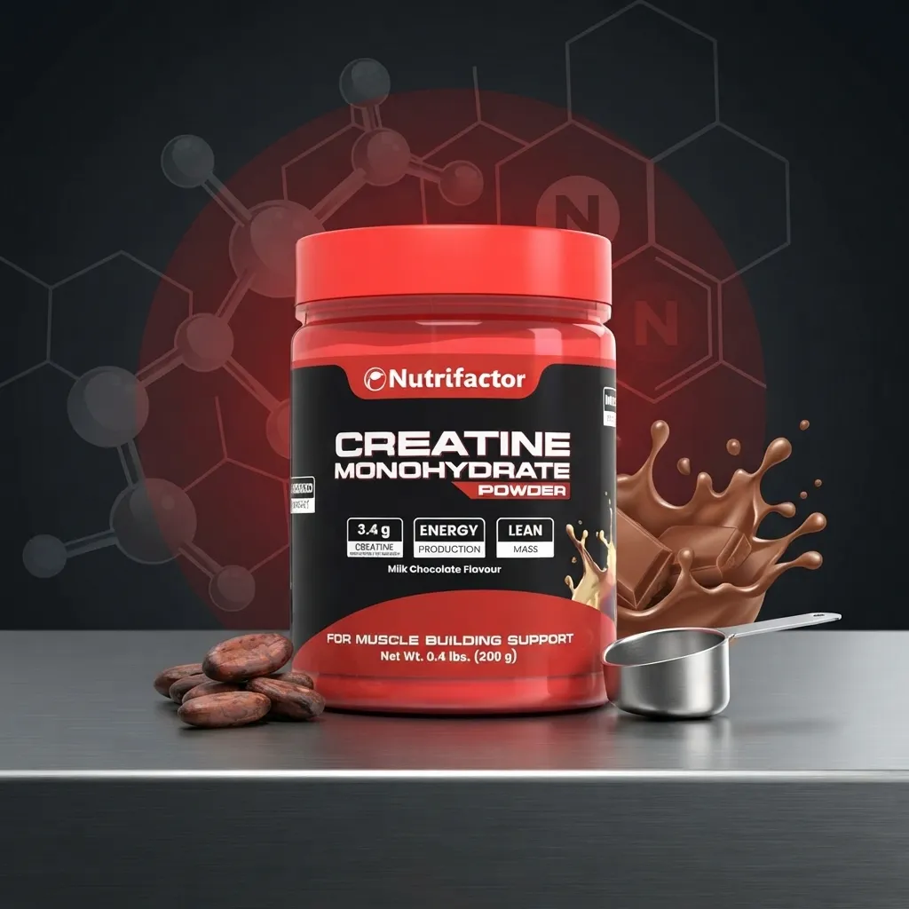 Nutrifactor Creatine Monohydrate Powder (Milk Chocolate Flavour)