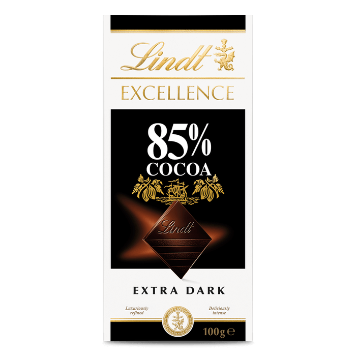 LINDT EXCELLENCE  DARK 85%COCOA 100GM