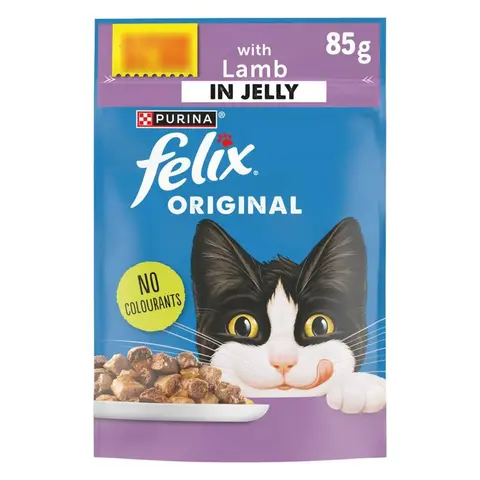 Felix Original Lamb Wet Food Sachet 85g